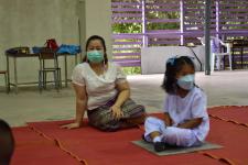 เทศบาลนครแม่สอด โดยโรงเรียนเทศบาลวัดชุมพลคีรีจัดโครงการกิจกรรมฝึกจิตสมาธิสำหรับเด็กปฐมวัย