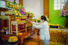 เทศบาลนครแม่สอดร่วมกับวัดแม่ซอดหน้าด่าน ร่วมสืบสานประเพณีแล้อุ๊ปั๊ดตะก่า ประจำปี 2565