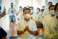 เทศบาลนครแม่สอดร่วมกับวัดแม่ซอดหน้าด่าน ร่วมสืบสานประเพณีแล้อุ๊ปั๊ดตะก่า ประจำปี 2565