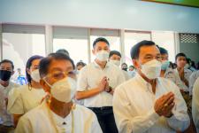 เทศบาลนครแม่สอดร่วมกับวัดแม่ซอดหน้าด่าน ร่วมสืบสานประเพณีแล้อุ๊ปั๊ดตะก่า ประจำปี 2565