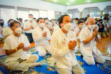 เทศบาลนครแม่สอดร่วมกับวัดแม่ซอดหน้าด่าน ร่วมสืบสานประเพณีแล้อุ๊ปั๊ดตะก่า ประจำปี 2565