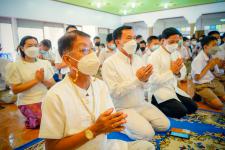 เทศบาลนครแม่สอดร่วมกับวัดแม่ซอดหน้าด่าน ร่วมสืบสานประเพณีแล้อุ๊ปั๊ดตะก่า ประจำปี 2565