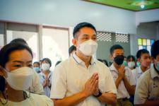 เทศบาลนครแม่สอดร่วมกับวัดแม่ซอดหน้าด่าน ร่วมสืบสานประเพณีแล้อุ๊ปั๊ดตะก่า ประจำปี 2565