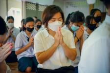 เทศบาลนครแม่สอดร่วมกับวัดแม่ซอดหน้าด่าน ร่วมสืบสานประเพณีแล้อุ๊ปั๊ดตะก่า ประจำปี 2565