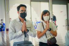 เทศบาลนครแม่สอดร่วมกับวัดแม่ซอดหน้าด่าน ร่วมสืบสานประเพณีแล้อุ๊ปั๊ดตะก่า ประจำปี 2565