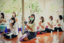 เทศบาลนครแม่สอดร่วมกับวัดแม่ซอดหน้าด่าน ร่วมสืบสานประเพณีแล้อุ๊ปั๊ดตะก่า ประจำปี 2565