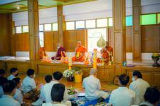 เทศบาลนครแม่สอดร่วมกับวัดแม่ซอดหน้าด่าน ร่วมสืบสานประเพณีแล้อุ๊ปั๊ดตะก่า ประจำปี 2565