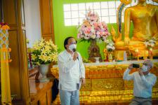 เทศบาลนครแม่สอดร่วมกับวัดแม่ซอดหน้าด่าน ร่วมสืบสานประเพณีแล้อุ๊ปั๊ดตะก่า ประจำปี 2565