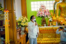 เทศบาลนครแม่สอดร่วมกับวัดแม่ซอดหน้าด่าน ร่วมสืบสานประเพณีแล้อุ๊ปั๊ดตะก่า ประจำปี 2565