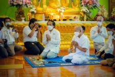 เทศบาลนครแม่สอดร่วมกับวัดแม่ซอดหน้าด่าน ร่วมสืบสานประเพณีแล้อุ๊ปั๊ดตะก่า ประจำปี 2565