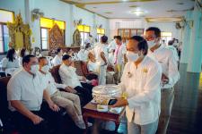 เทศบาลนครแม่สอดร่วมกับวัดแม่ซอดหน้าด่าน ร่วมสืบสานประเพณีแล้อุ๊ปั๊ดตะก่า ประจำปี 2565