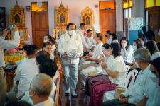 เทศบาลนครแม่สอดร่วมกับวัดแม่ซอดหน้าด่าน ร่วมสืบสานประเพณีแล้อุ๊ปั๊ดตะก่า ประจำปี 2565