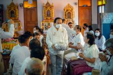 เทศบาลนครแม่สอดร่วมกับวัดแม่ซอดหน้าด่าน ร่วมสืบสานประเพณีแล้อุ๊ปั๊ดตะก่า ประจำปี 2565