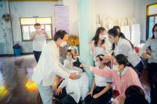 เทศบาลนครแม่สอดร่วมกับวัดแม่ซอดหน้าด่าน ร่วมสืบสานประเพณีแล้อุ๊ปั๊ดตะก่า ประจำปี 2565