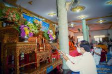 เทศบาลนครแม่สอดร่วมกับวัดแม่ซอดหน้าด่าน ร่วมสืบสานประเพณีแล้อุ๊ปั๊ดตะก่า ประจำปี 2565