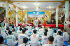 เทศบาลนครแม่สอดร่วมกับวัดแม่ซอดหน้าด่าน ร่วมสืบสานประเพณีแล้อุ๊ปั๊ดตะก่า ประจำปี 2565