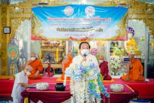 เทศบาลนครแม่สอดร่วมกับวัดแม่ซอดหน้าด่าน ร่วมสืบสานประเพณีแล้อุ๊ปั๊ดตะก่า ประจำปี 2565