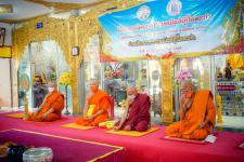 เทศบาลนครแม่สอดร่วมกับวัดแม่ซอดหน้าด่าน ร่วมสืบสานประเพณีแล้อุ๊ปั๊ดตะก่า ประจำปี 2565