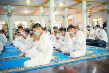 เทศบาลนครแม่สอดร่วมกับวัดแม่ซอดหน้าด่าน ร่วมสืบสานประเพณีแล้อุ๊ปั๊ดตะก่า ประจำปี 2565