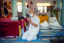 เทศบาลนครแม่สอดร่วมกับวัดแม่ซอดหน้าด่าน ร่วมสืบสานประเพณีแล้อุ๊ปั๊ดตะก่า ประจำปี 2565