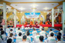 เทศบาลนครแม่สอดร่วมกับวัดแม่ซอดหน้าด่าน ร่วมสืบสานประเพณีแล้อุ๊ปั๊ดตะก่า ประจำปี 2565