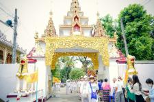 เทศบาลนครแม่สอดร่วมกับวัดแม่ซอดหน้าด่าน ร่วมสืบสานประเพณีแล้อุ๊ปั๊ดตะก่า ประจำปี 2565