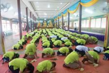 โรงเรียนในสังกัดเทศบาลนครแม่สอด จัดกิจกรรมแห่เทียนจำนำพรรษา ประจำปี 2565