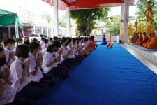 โรงเรียนในสังกัดเทศบาลนครแม่สอด จัดกิจกรรมแห่เทียนจำนำพรรษา ประจำปี 2565