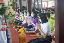 โรงเรียนในสังกัดเทศบาลนครแม่สอด จัดกิจกรรมแห่เทียนจำนำพรรษา ประจำปี 2565