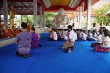 โรงเรียนในสังกัดเทศบาลนครแม่สอด จัดกิจกรรมแห่เทียนจำนำพรรษา ประจำปี 2565