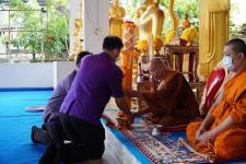 โรงเรียนในสังกัดเทศบาลนครแม่สอด จัดกิจกรรมแห่เทียนจำนำพรรษา ประจำปี 2565