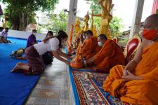 โรงเรียนในสังกัดเทศบาลนครแม่สอด จัดกิจกรรมแห่เทียนจำนำพรรษา ประจำปี 2565