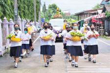 โรงเรียนเทศบาลวัดบุญญาวาส จัดกิจกรรมแห่เทียนจำนำพรรษา ประจำปี 2565