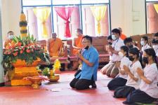 โรงเรียนเทศบาลวัดบุญญาวาส จัดกิจกรรมแห่เทียนจำนำพรรษา ประจำปี 2565