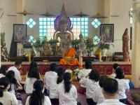 กองสวัสดิการสังคมและกองคลัง เทศบาลนครแม่สอดร่วมถวายเทียนจำนำพรรษา ณ วัดสุนทรีกาวาส เนื่องด้วยวันสำคัญทางพระพุทธศาสนา