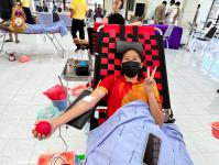 โรงเรียนกีฬาเทศบาลนครแม่สอดเข้าร่วม "โครงการอาสาทำดีบริจาคโลหิต” เนื่องในวันเฉลิมพระชนมพรรษา 70 พรรษา พระบาทสมเด็จพระปรเมนทรรามาธิบดีศรีสินทรมหาวชิราลงกรณ์พระวชิรเกล้าเจ้าอยู่หัว 28