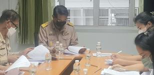 การประชุมคณะกรรมการนิเทศ ติดตามตรวจสอบและประเมินคุณภาพการศึกษาระดับการศึกษาขั้นพื้นฐานของสถานศึกษาในสังกัดเทศบาลนครแม่สอด ประจำปี 2565