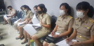 การประชุมคณะกรรมการนิเทศ ติดตามตรวจสอบและประเมินคุณภาพการศึกษาระดับการศึกษาขั้นพื้นฐานของสถานศึกษาในสังกัดเทศบาลนครแม่สอด ประจำปี 2565