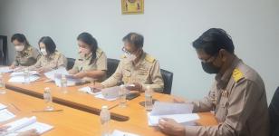 การประชุมคณะกรรมการนิเทศ ติดตามตรวจสอบและประเมินคุณภาพการศึกษาระดับการศึกษาขั้นพื้นฐานของสถานศึกษาในสังกัดเทศบาลนครแม่สอด ประจำปี 2565