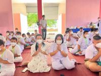 กองการศึกษาเทศบาลนครแม่สอด โดยโรงเรียนเทศบาลวัดดอนแก้ว จัดกิจกรรมโครงการพัฒนาผู้เรียนกลุ่มสาระสังคมศึกษาศาสนาและวัฒนธรรม ค่ายคุณธรรมจริยธรรม ประจำปีการศึกษา 2565