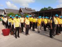 พนักงานเจ้าหน้าที่กองการศึกษา ร่วมกิจกรรมจิตอาสาบำเพ็ญสาธารณประโยชน์ เนื่องในวันเฉลิมพระชนมพรรษาพระบาทสมเด็จพระเจ้าอยู่หัว