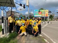 พนักงานเจ้าหน้าที่กองการศึกษา ร่วมกิจกรรมจิตอาสาบำเพ็ญสาธารณประโยชน์ เนื่องในวันเฉลิมพระชนมพรรษาพระบาทสมเด็จพระเจ้าอยู่หัว