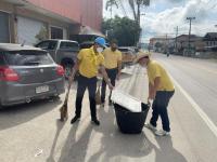 พนักงานเจ้าหน้าที่กองการศึกษา ร่วมกิจกรรมจิตอาสาบำเพ็ญสาธารณประโยชน์ เนื่องในวันเฉลิมพระชนมพรรษาพระบาทสมเด็จพระเจ้าอยู่หัว