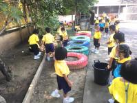 ศูนย์พัฒนาเด็กเล็กวัดอรัญญเขตร่วมกันทำกิจกรรมจิตอาสา “เราทำความดีด้วยหัวใจ” บำเพ็ญสาธารณประโยชน์ เพื่อถวายเป็นพระราชกุศลแด่พระบาทสมเด็จพระเจ้าอยู่หัว