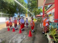 ศูนย์พัฒนาเด็กเล็กวัดดอนแก้ว พร้อมคณะครูผู้ดูแลเด็ก นำนักเรียน ร่วมจัดกิจกรรมหนูน้อยจิตอาสาบำเพ็ญสาธารณประโยชน์