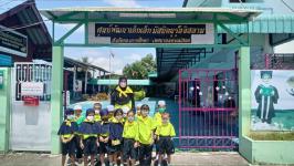 ศูนย์พัฒนาเด็กเล็กมัสยิดนูรุลอิสลามจัดกิจกรรมหนูน้อยจิตอาสาบำเพ็ญสาธารณประโยชน์ 