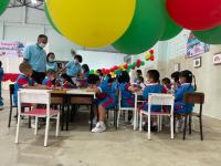 โรงเรียนเทศบาลวัดชุมพลคีรี จัดโครงการกิจกรรมเข้าค่ายศิลปะ ดนตรีสำหรับเด็กปฐมวัย ประจำปีการศึกษา 2565