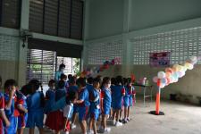 โรงเรียนเทศบาลวัดชุมพลคีรี จัดโครงการกิจกรรมเข้าค่ายศิลปะ ดนตรีสำหรับเด็กปฐมวัย ประจำปีการศึกษา 2565