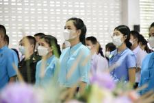 พิธีถวายพระพรชัยมงคล เนื่องในวโรกาส วันเฉลิมพระชนมพรรษาสมเด็จพระนางเจ้าสิริกิติ์พระบรมราชินีนาถ พระบรมราชชนนีพันปีหลวง ประจำปี 2565 โรงเรียนเทศบาลเฉลิมพระเกียรติสมเด็จพระเทพรัตนราชสุดาฯ สยามบรมราชกุมารี