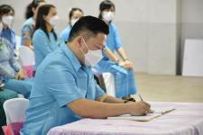 พิธีถวายพระพรชัยมงคล เนื่องในวโรกาส วันเฉลิมพระชนมพรรษาสมเด็จพระนางเจ้าสิริกิติ์พระบรมราชินีนาถ พระบรมราชชนนีพันปีหลวง ประจำปี 2565 โรงเรียนเทศบาลเฉลิมพระเกียรติสมเด็จพระเทพรัตนราชสุดาฯ สยามบรมราชกุมารี